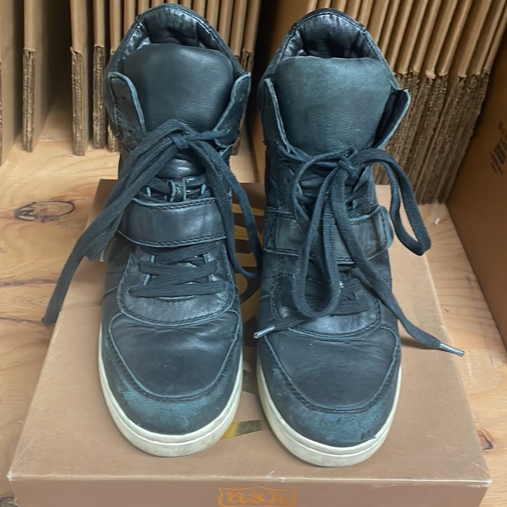 Ash As-cool Ter wedge sneaker black size 40